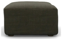 Heart of House Lincoln Fabric Footstool - Brown